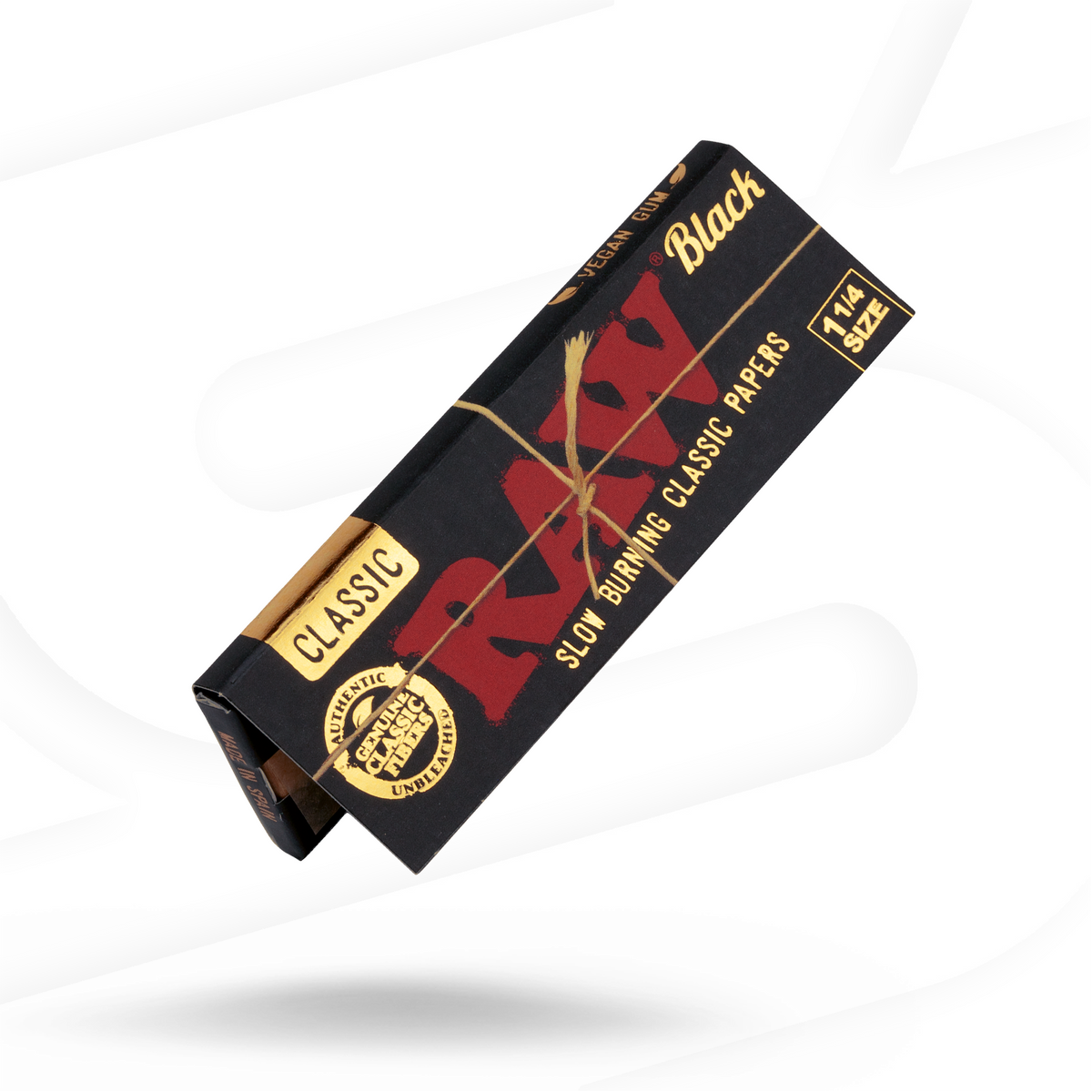 RAW Black Classic 1 1/4 Rolling Papers Rolling Papers esd-official