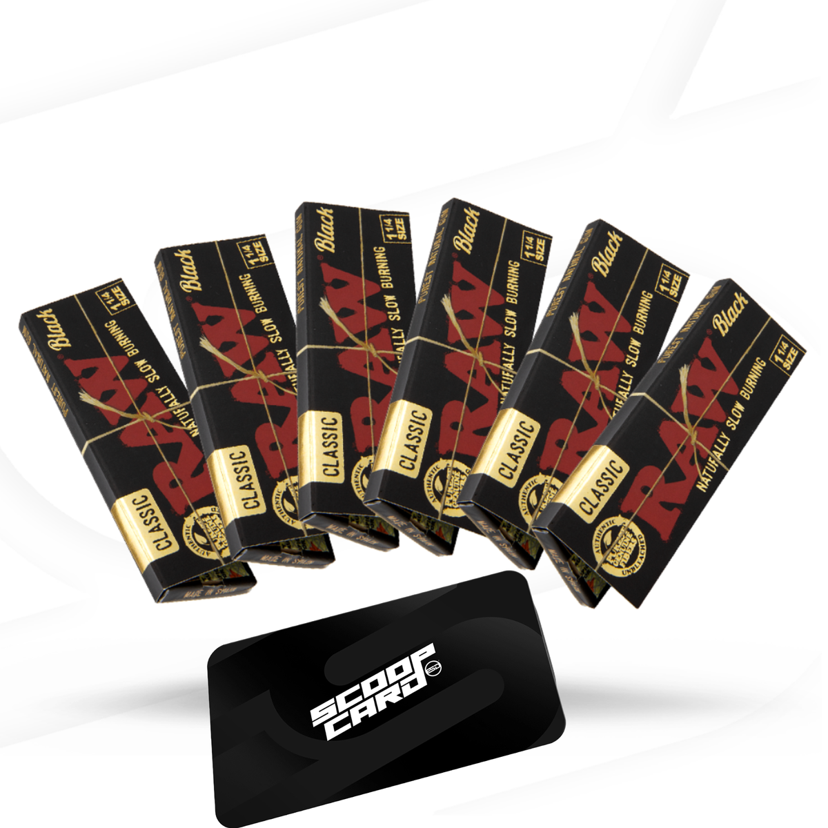 RAW Black Classic 1 1/4 Rolling Papers Rolling Papers BNDL-AAXX-0016 esd-official