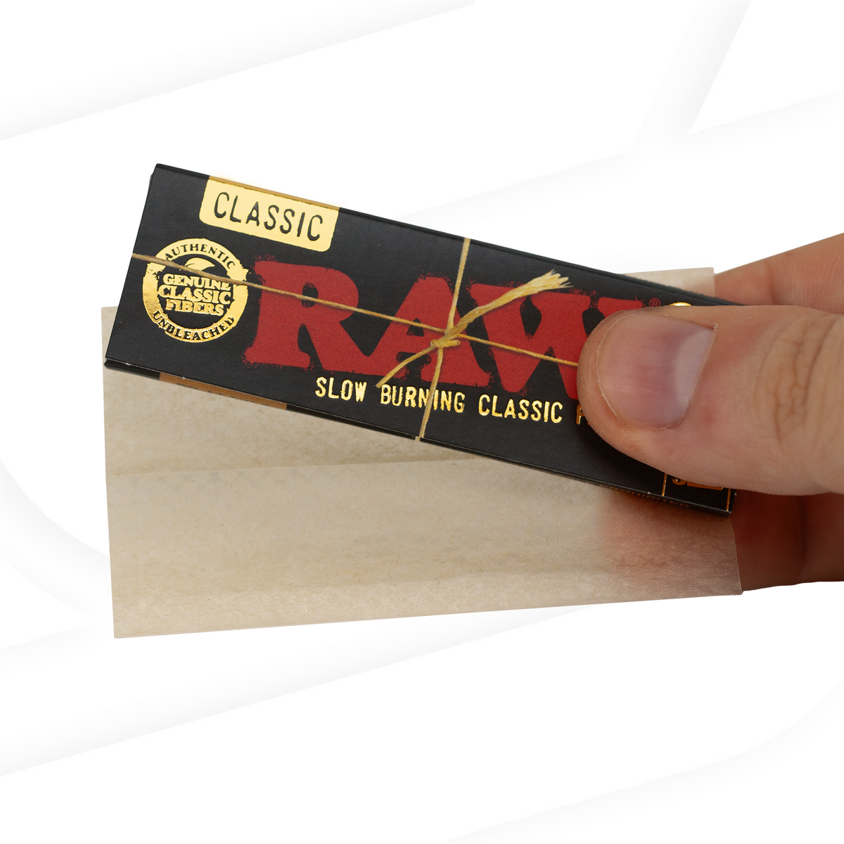 RAW Black Classic 1 1/4 Rolling Papers Rolling Papers RAWB-RPBK-1402_1/24 esd-official