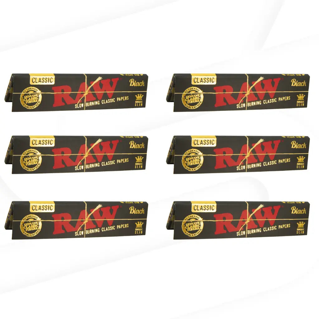 RAW Black Classic King Size Slim Rolling Papers Rolling Papers RAWK-AAXX-0017 esd-official