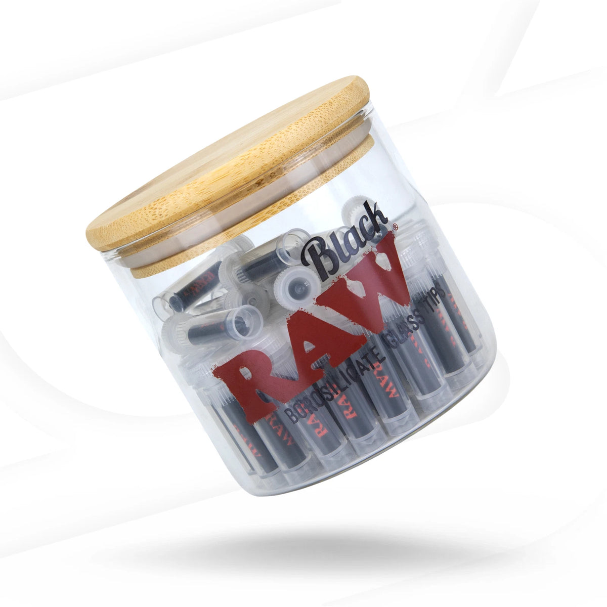 RAW Black Glass Tips Rolling Tips RAWB-RATH-0005 esd-official
