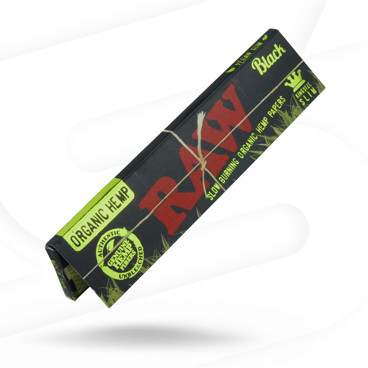 RAW Black King Size Slim Organic Hemp Rolling Papers Rolling Papers esd-official