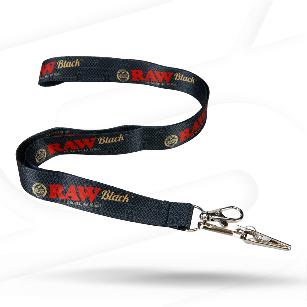 RAW Black Lanyard Clothing Accessories RAWU-APAA-0124 esd-official
