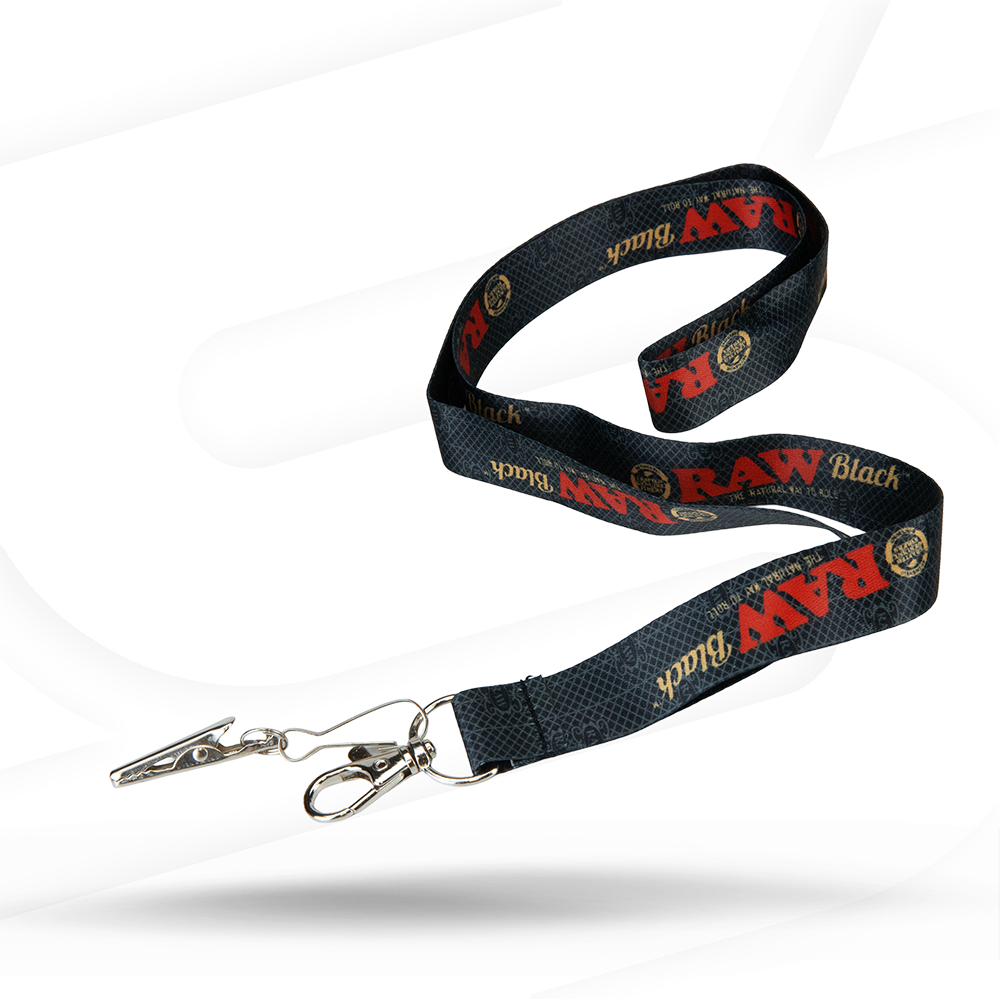 RAW Black Lanyard Clothing Accessories RAWU-APAA-0124 esd-official
