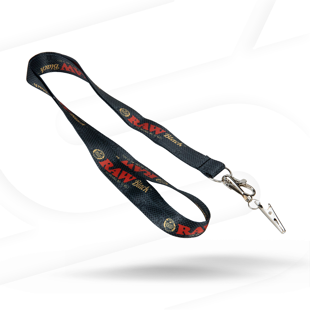RAW Black Lanyard Clothing Accessories RAWU-APAA-0124 esd-official