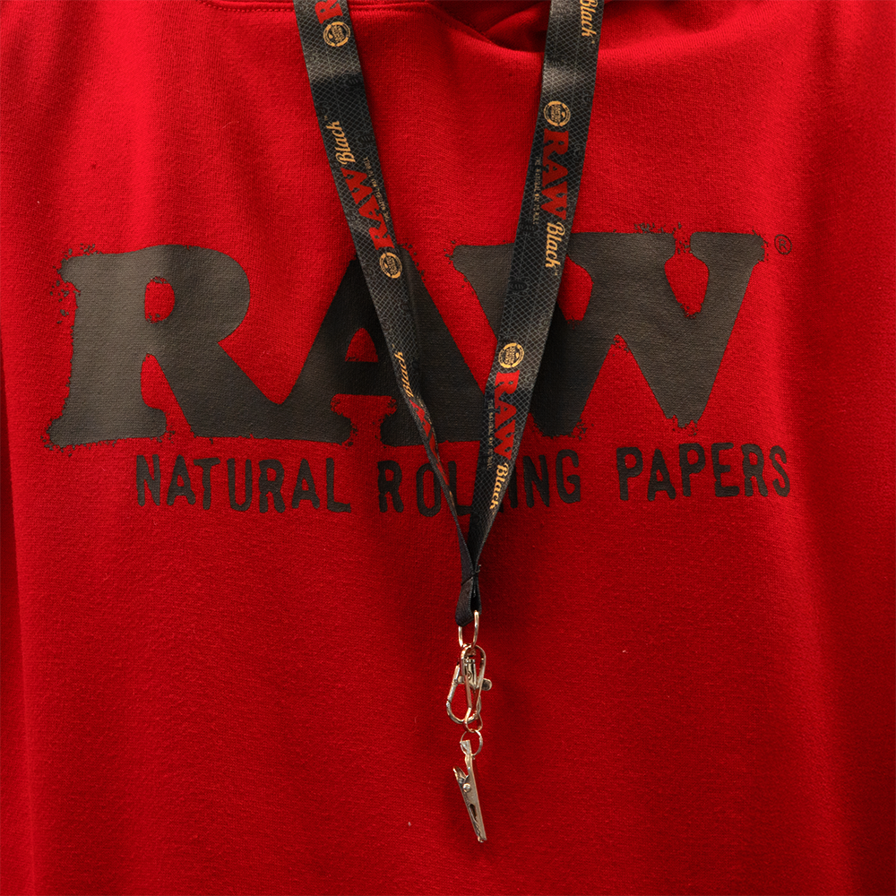 RAW Black Lanyard Clothing Accessories RAWU-APAA-0124 esd-official