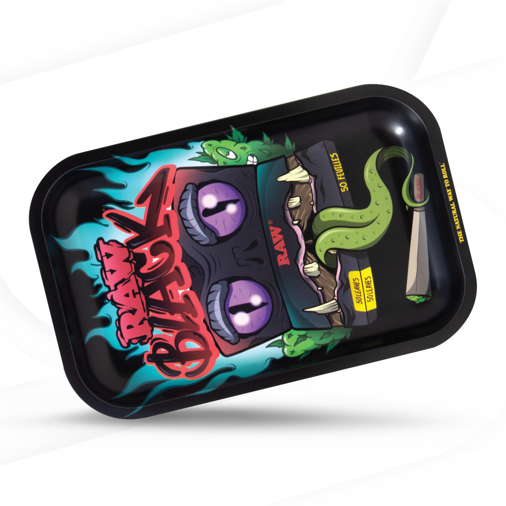 RAW Black Monster Rolling Tray Rolling Trays esd-official