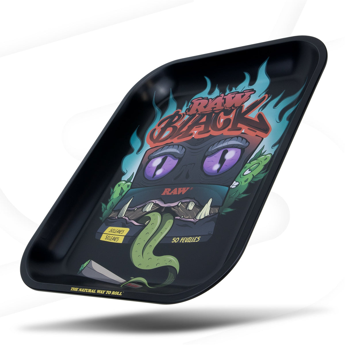 RAW Black Monster Rolling Tray Rolling Trays esd-official