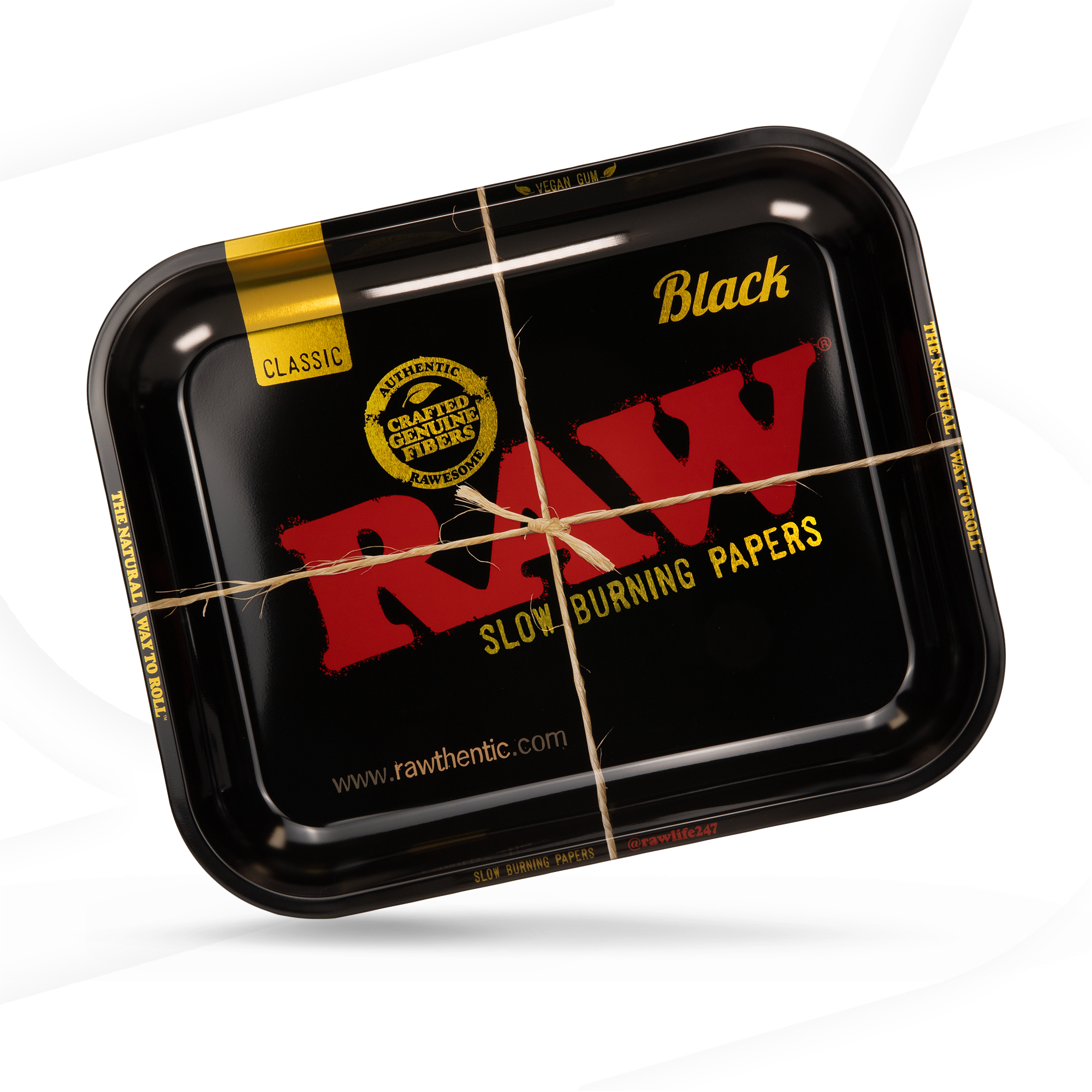 Buy RAW Black Rolling Tray Online