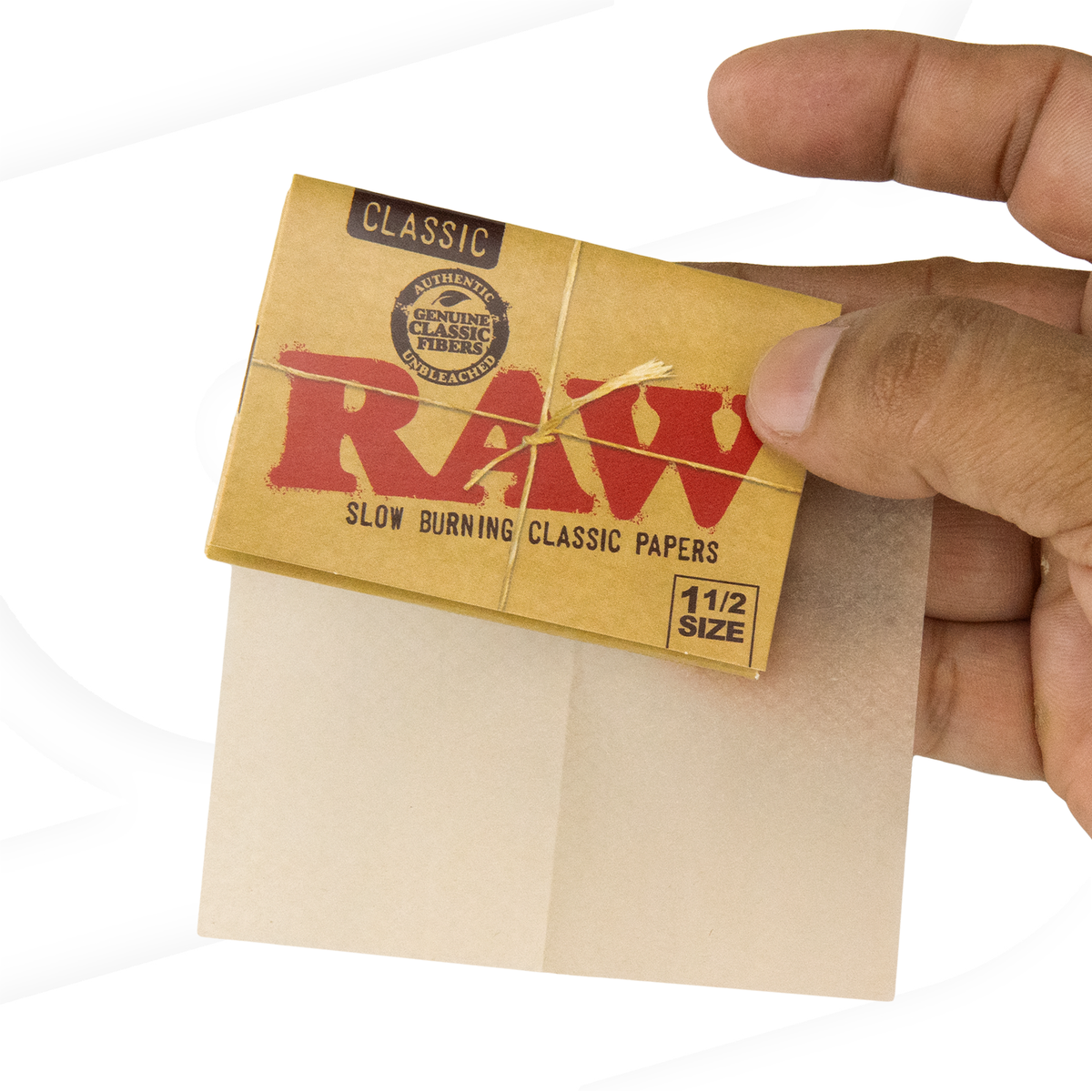 RAW Classic 1 1/2 Rolling Papers Rolling Papers RAWB-RPCL-1201_1/25 esd-official
