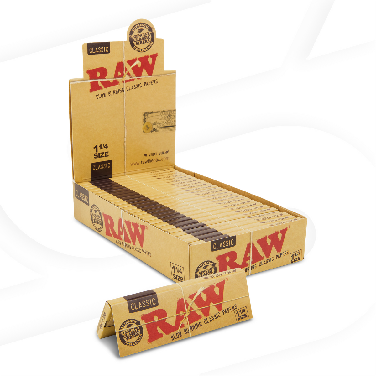 RAW Classic 1 1/4 Rolling Papers Rolling Papers RAWB-RPCL-1407 esd-official