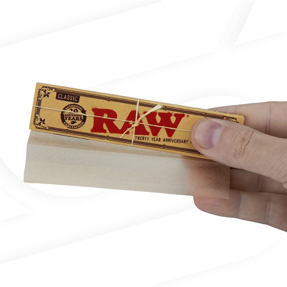 RAW Classic 20 Year Anniversary King Size Slim Rolling Papers Rolling Papers RAWB-RPCL-KL08_1/50 esd-official