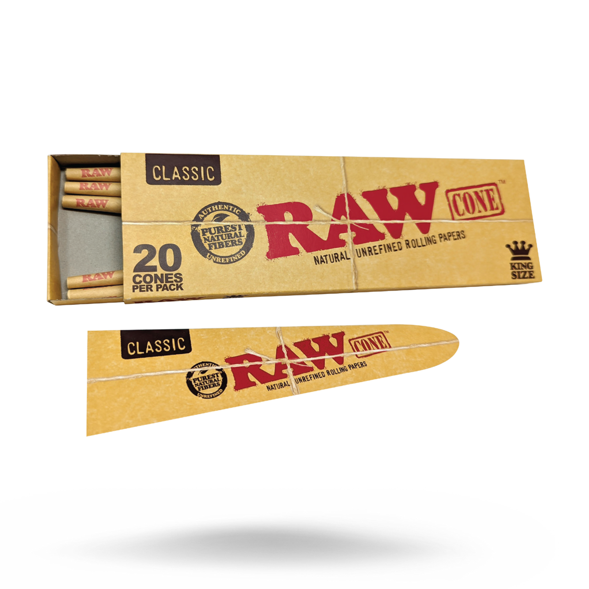 RAW Classic Cones - 20 Pack RAW Cones RAWB-CNCL-KS04_1/40 esd-official