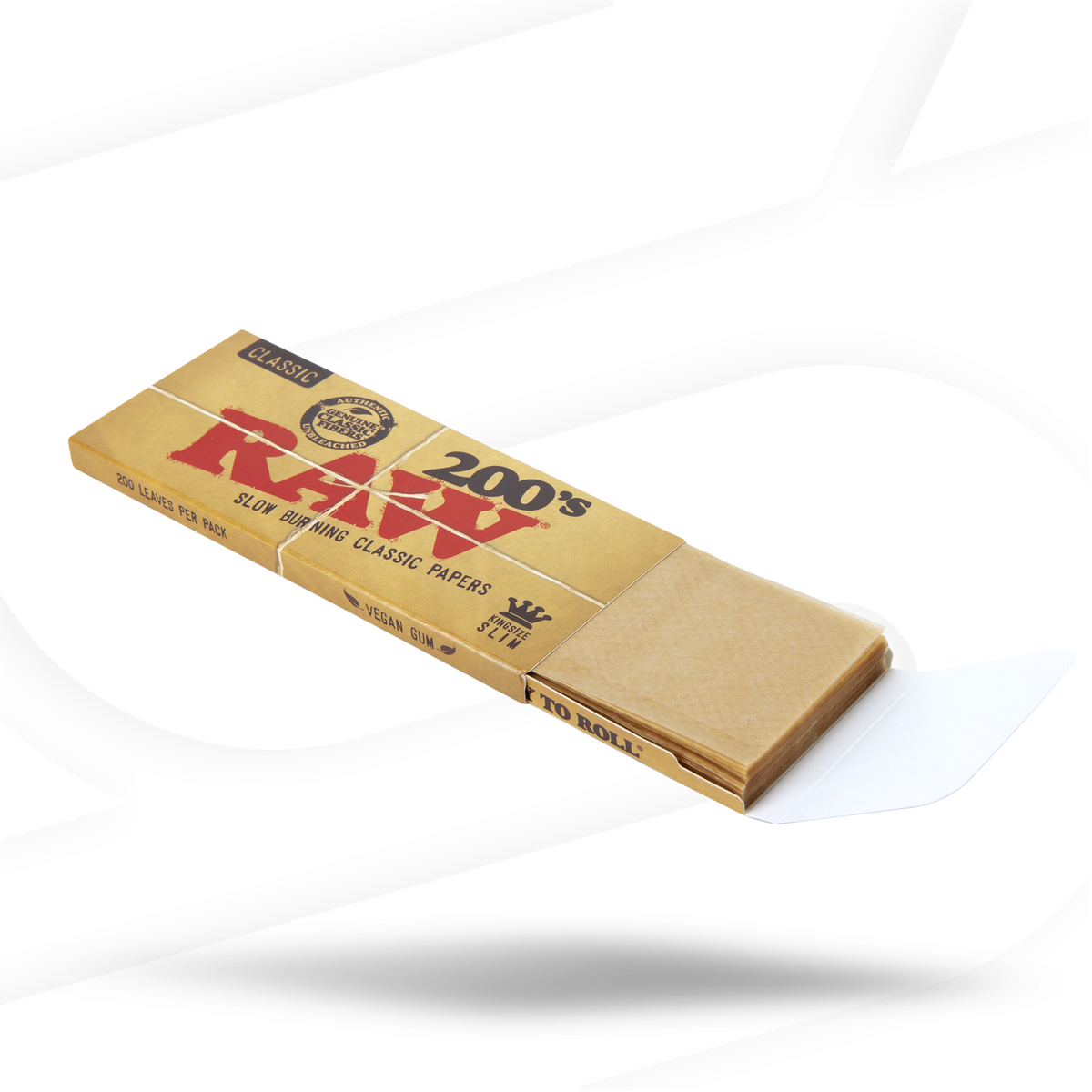 RAW Classic Creaseless King Size Slim Rolling Papers - 200 Rolling Papers esd-official