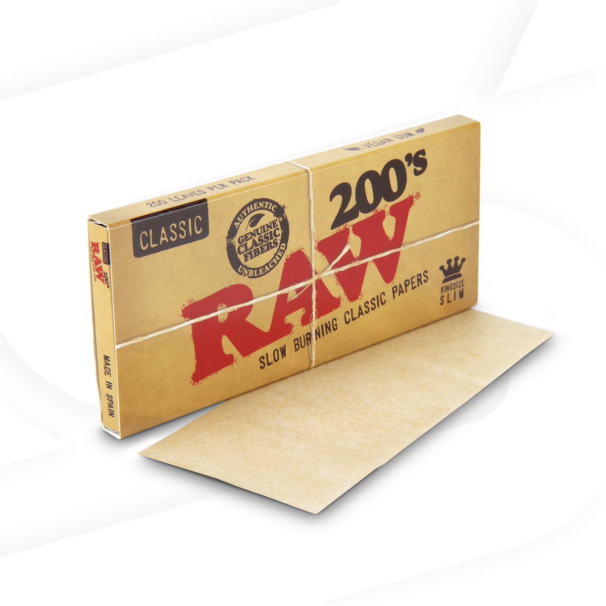 RAW Classic Creaseless King Size Slim Rolling Papers - 200 Rolling Papers esd-official