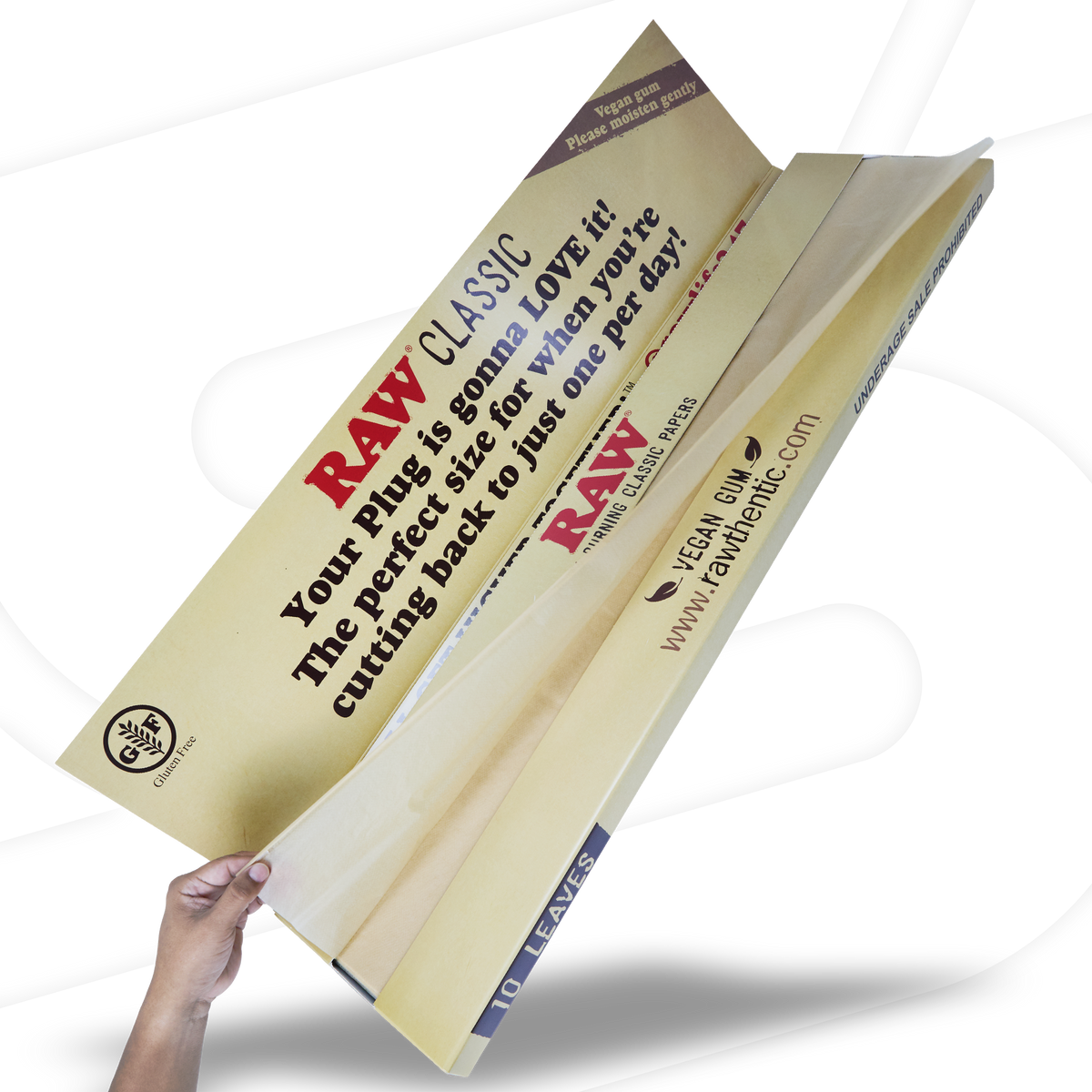 RAW Classic Goat Pack Rolling Papers- 37 Inch Rolling Papers RAWU-RPCL-GO01 esd-official