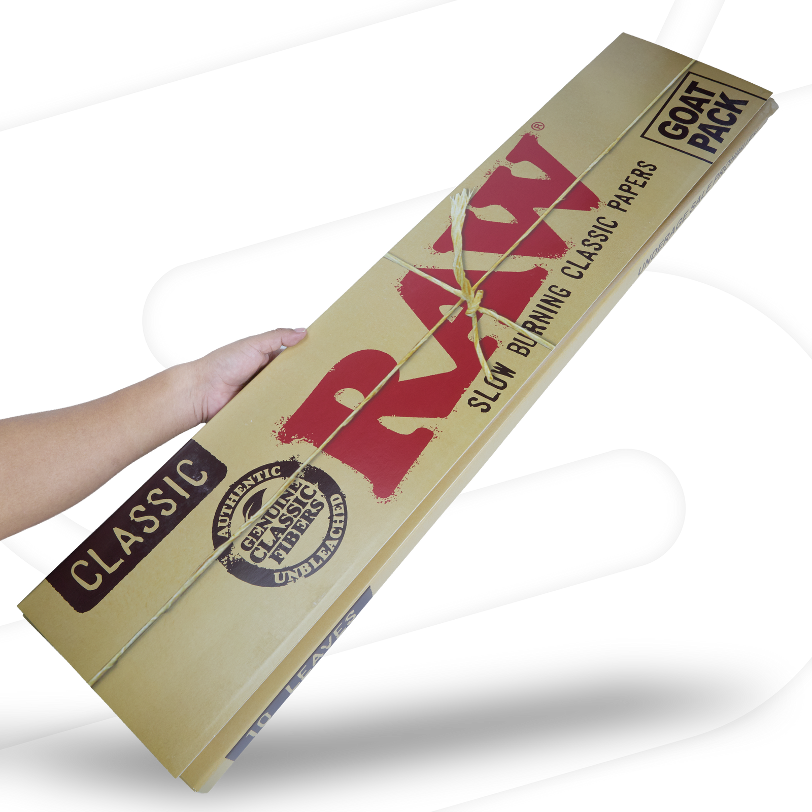 RAW Classic Goat Pack Rolling Papers- 37 Inch Rolling Papers RAWU-RPCL-GO01 esd-official