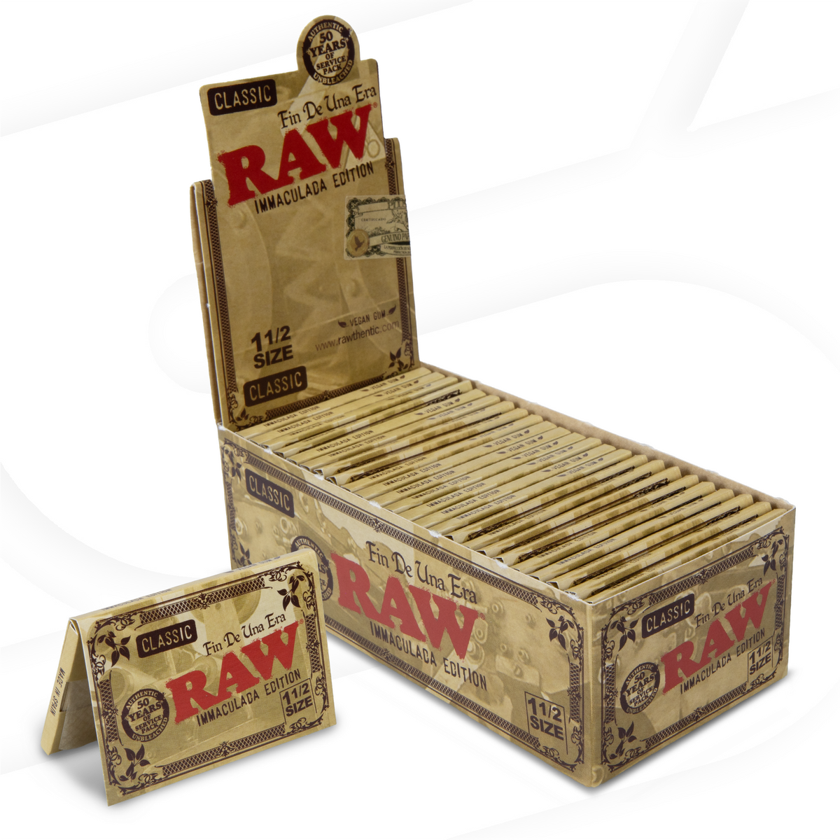 RAW Classic Immaculada 1 1/2 Rolling Papers Rolling Papers RAWB-RPCL-1202 esd-official