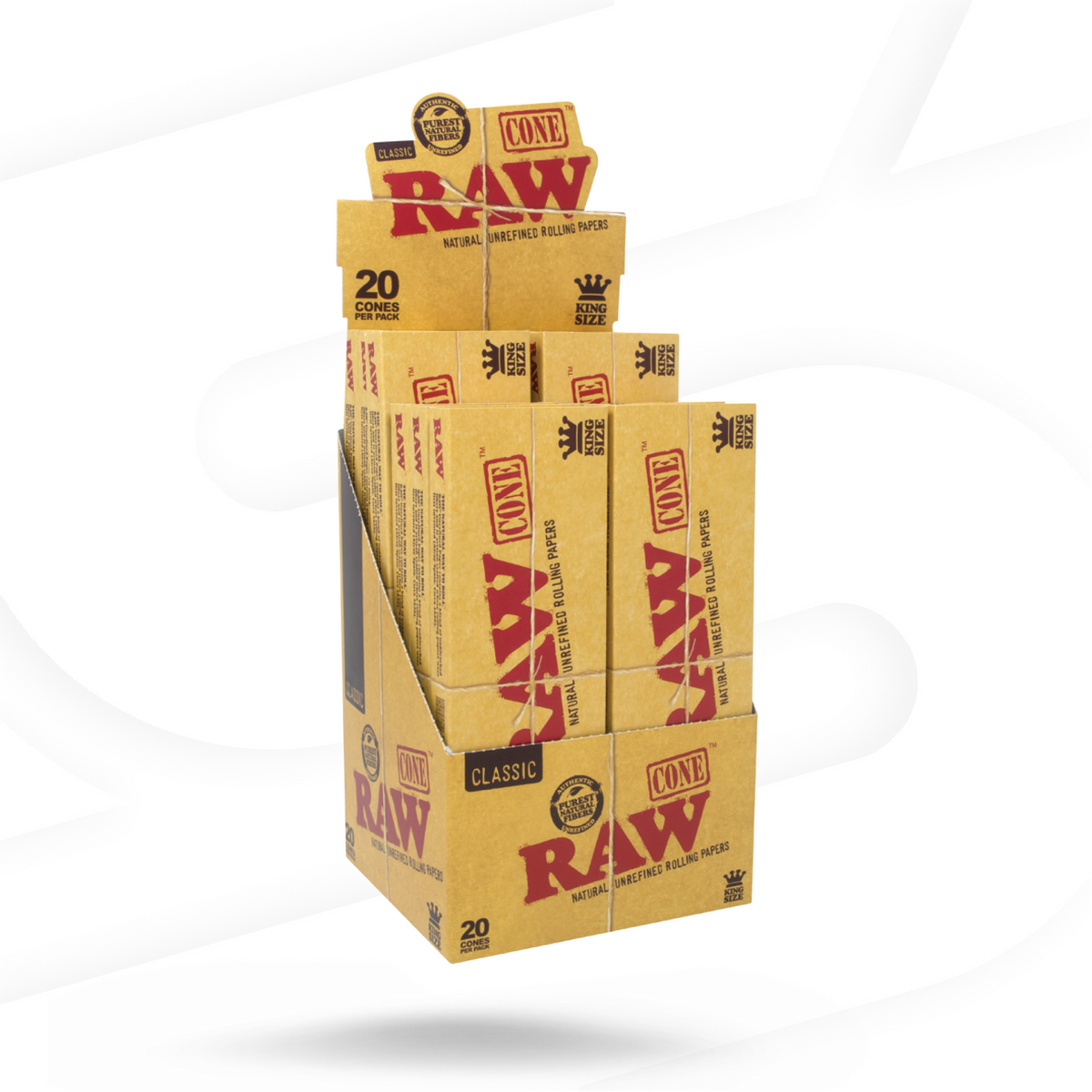 RAW Classic King Size Cones - 20 Pack RAW Cones RAWB-CNCL-KS04_1/40 esd-official