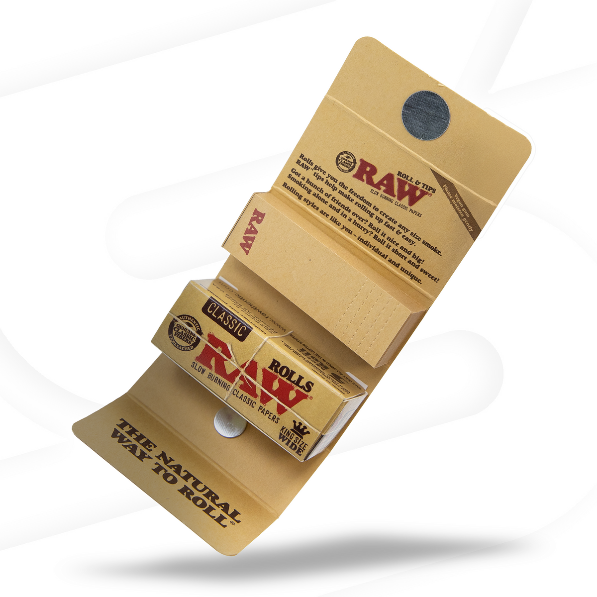 RAW Classic Masterpiece King Size Wide Papers Rolling Papers RAWB-RPCL-KW02_1/24 esd-official