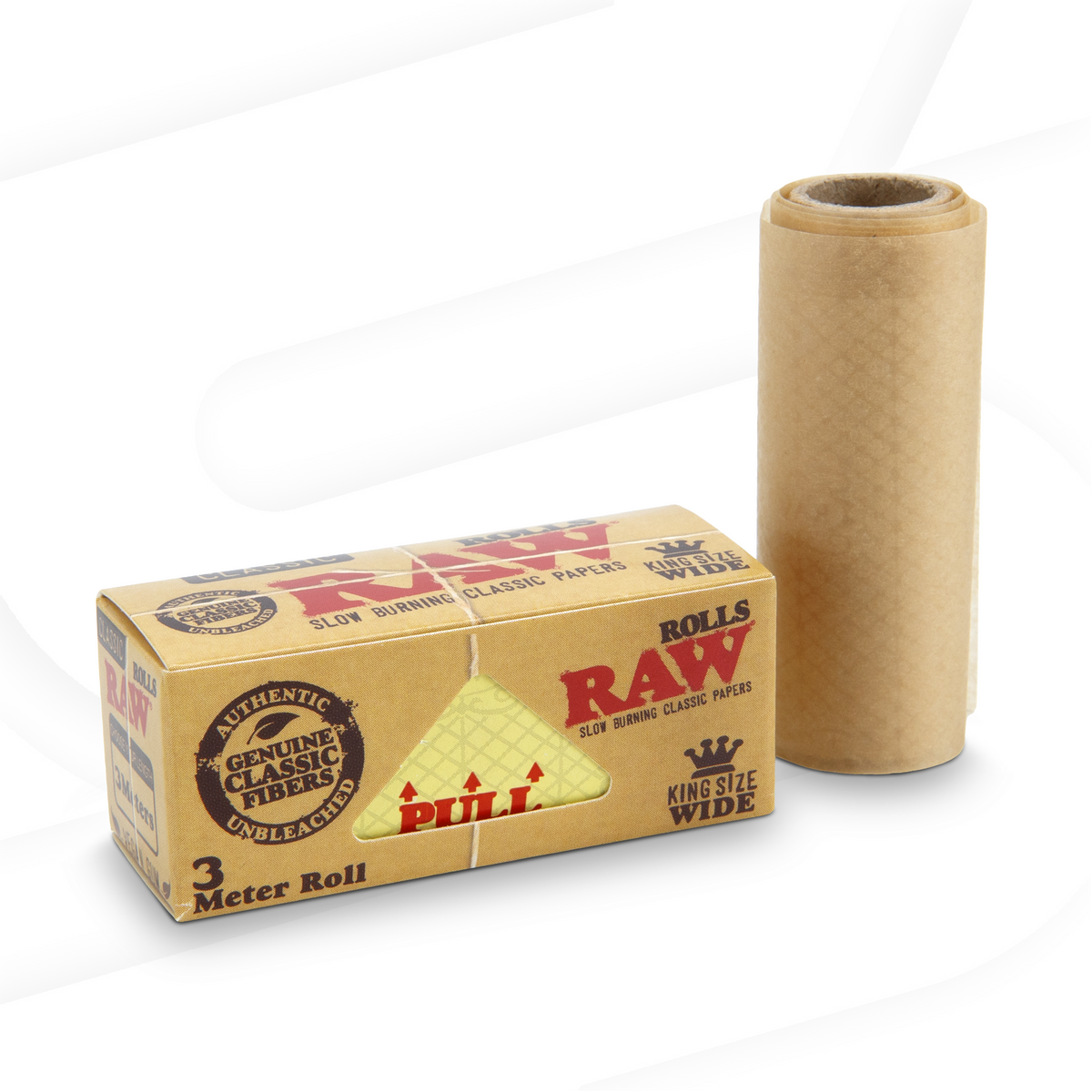 RAW Classic Paper Rolls King Size - 3 Meters Rolling Papers esd-official