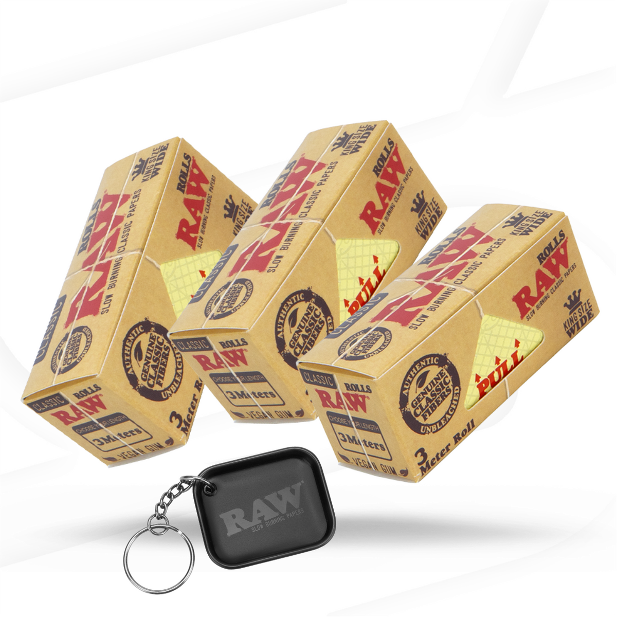 RAW Classic Paper Rolls King Size Wide - 3 Meters Rolling Papers BNDL-AAXX-0027 esd-official