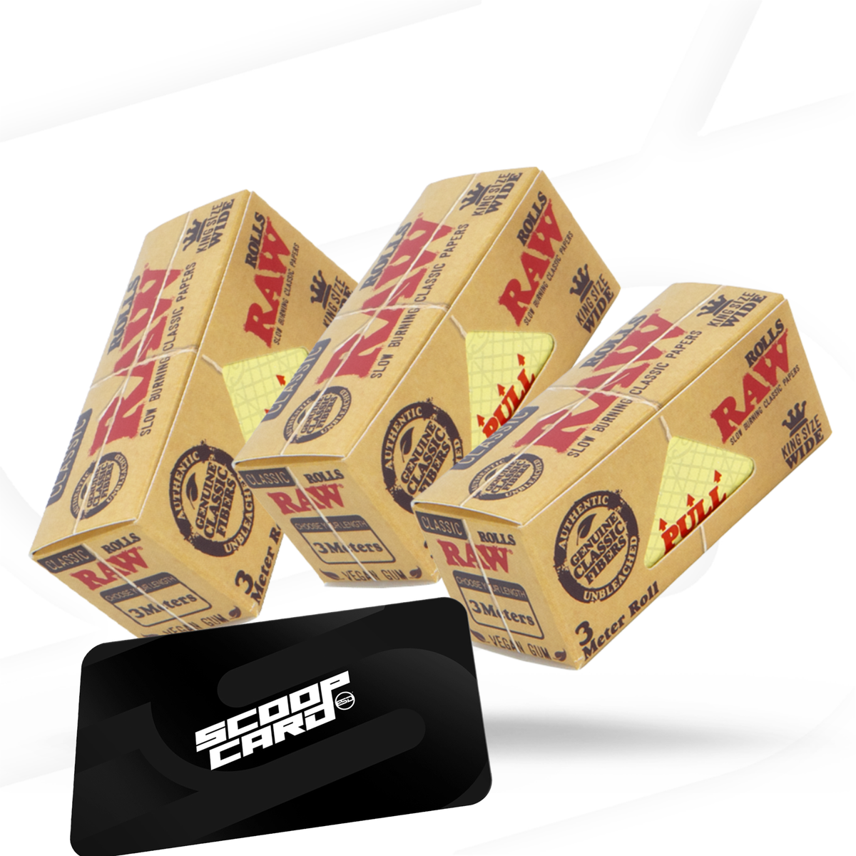 RAW Classic Paper Rolls King Size Wide - 3 Meters Rolling Papers BNDL-AAXX-0027 esd-official
