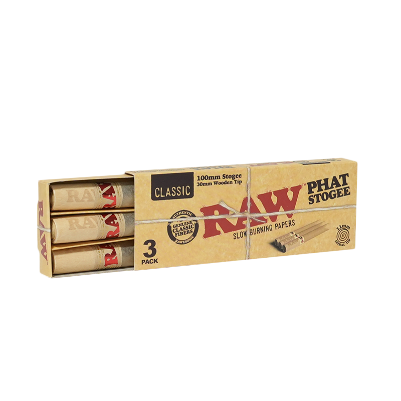 RAW Classic Phat Stogee- 3 PK RAW Cones RAWB-RPCL-PS01_1/8 esd-official