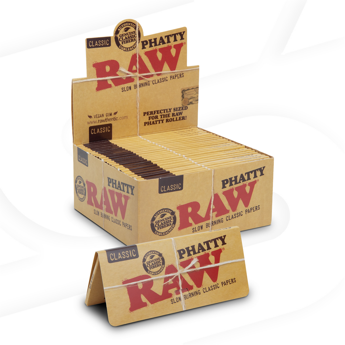 RAW Classic Phatty Creaseless Rolling Papers Rolling Papers RAWB-RPCL-PH01 esd-official