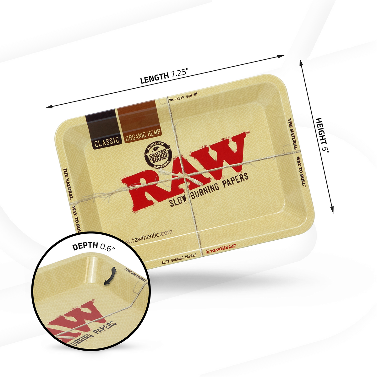 RAW Classic Rolling Trays Rolling Trays RAWU-RATC-MN04 esd-official