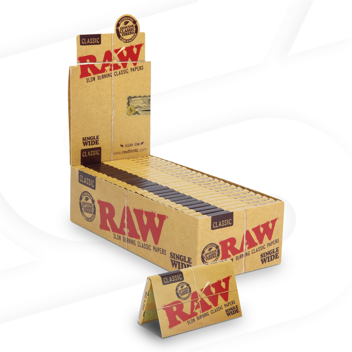 RAW Classic Single Wide Rolling Papers Rolling Papers RAWB-RPCL-SW02 esd-official