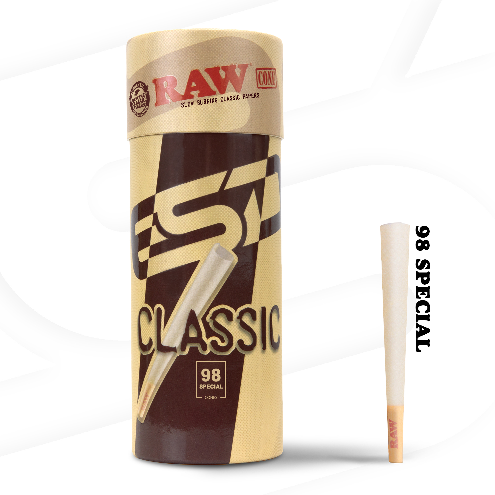 RAW DLX Glass Tipped Cone