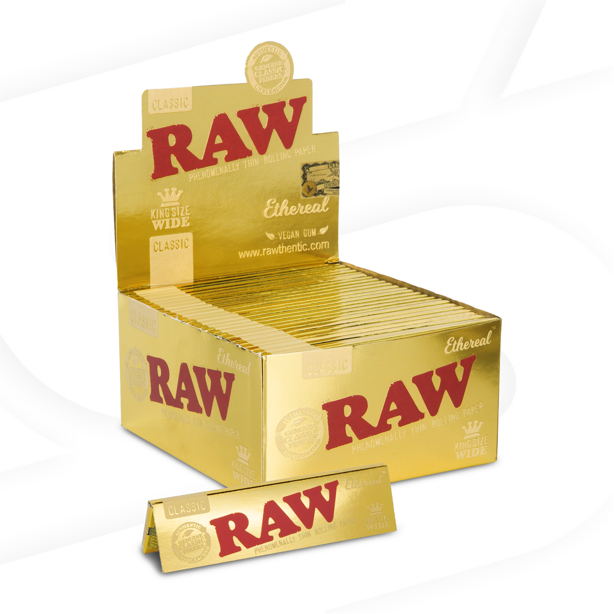 RAW Ethereal King Size Wide Rolling Papers RAWB-RPET-KS01 esd-official