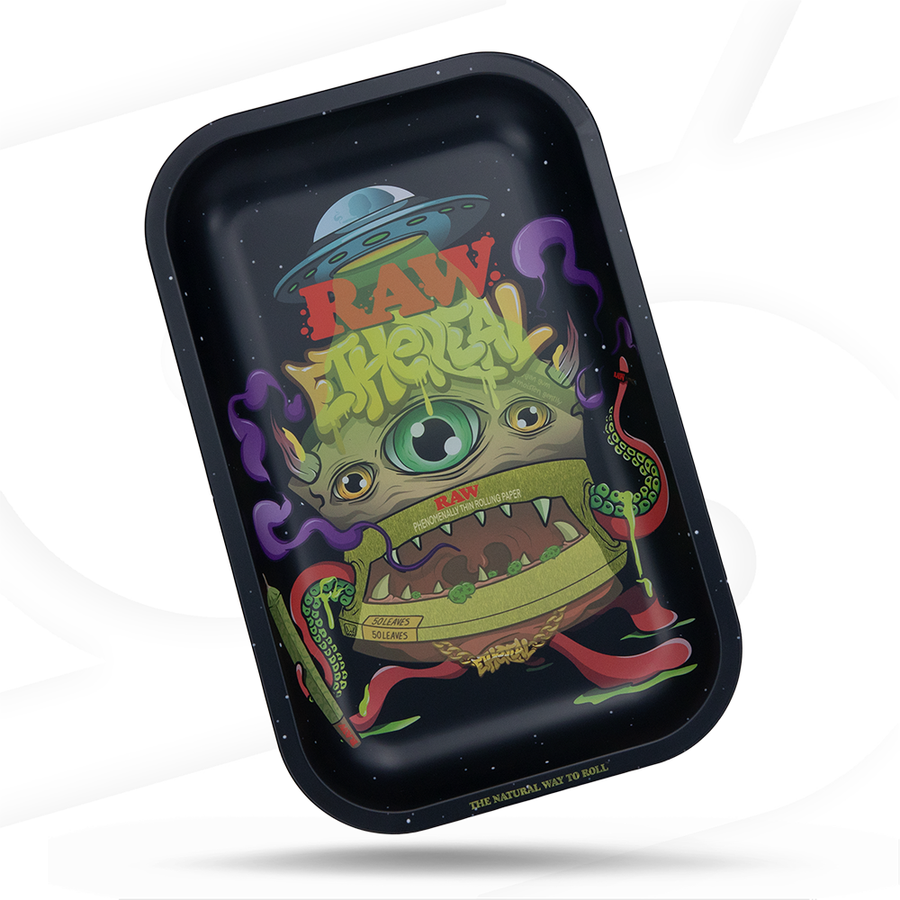 RAW Ethereal Monster Rolling Tray Rolling Trays RAWU-RATC-0S25 esd-official
