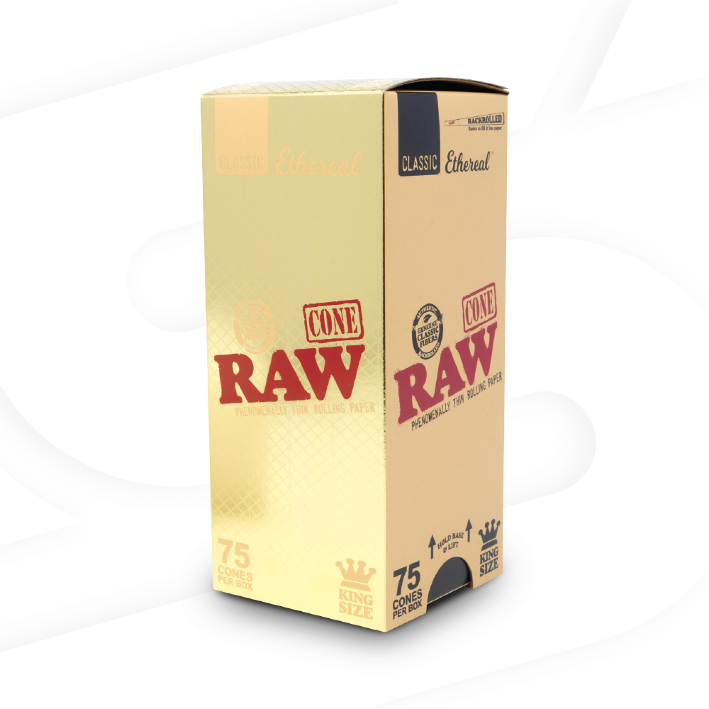 RAW Ethereal Pre Rolled Cones - 75 Pack RAW Cones esd-official