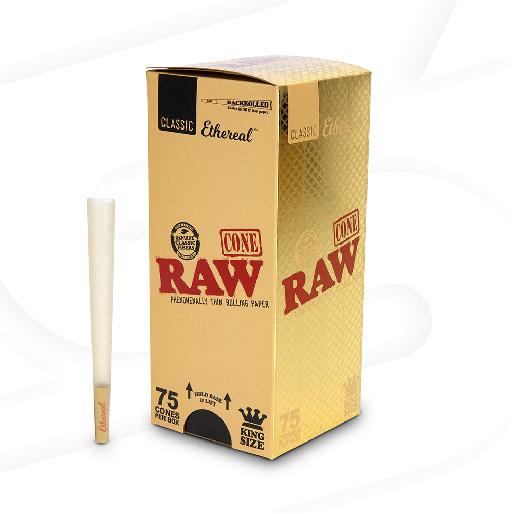 RAW Ethereal Pre Rolled Cones - 75 Pack RAW Cones esd-official