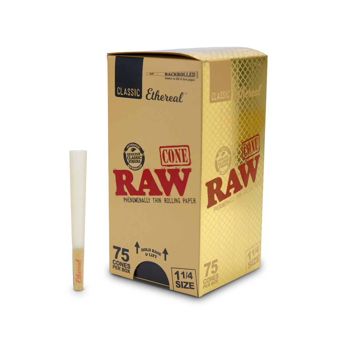 RAW Ethereal Pre Rolled Cones - 75 Pack RAW Cones RAWB-CNET-1403 esd-official
