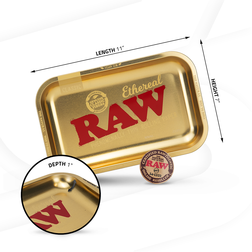 RAW Ethereal Rolling Tray Rolling Trays RAWU-RATC-0S23 esd-official