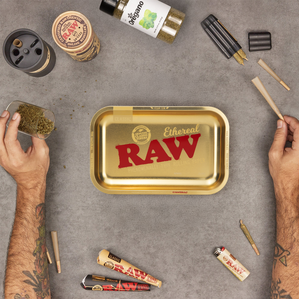 RAW Ethereal Rolling Tray Rolling Trays RAWU-RATC-0S23 esd-official