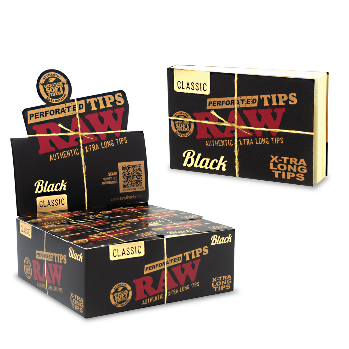 RAW Extra Long Black Tips Rolling Tips esd-official