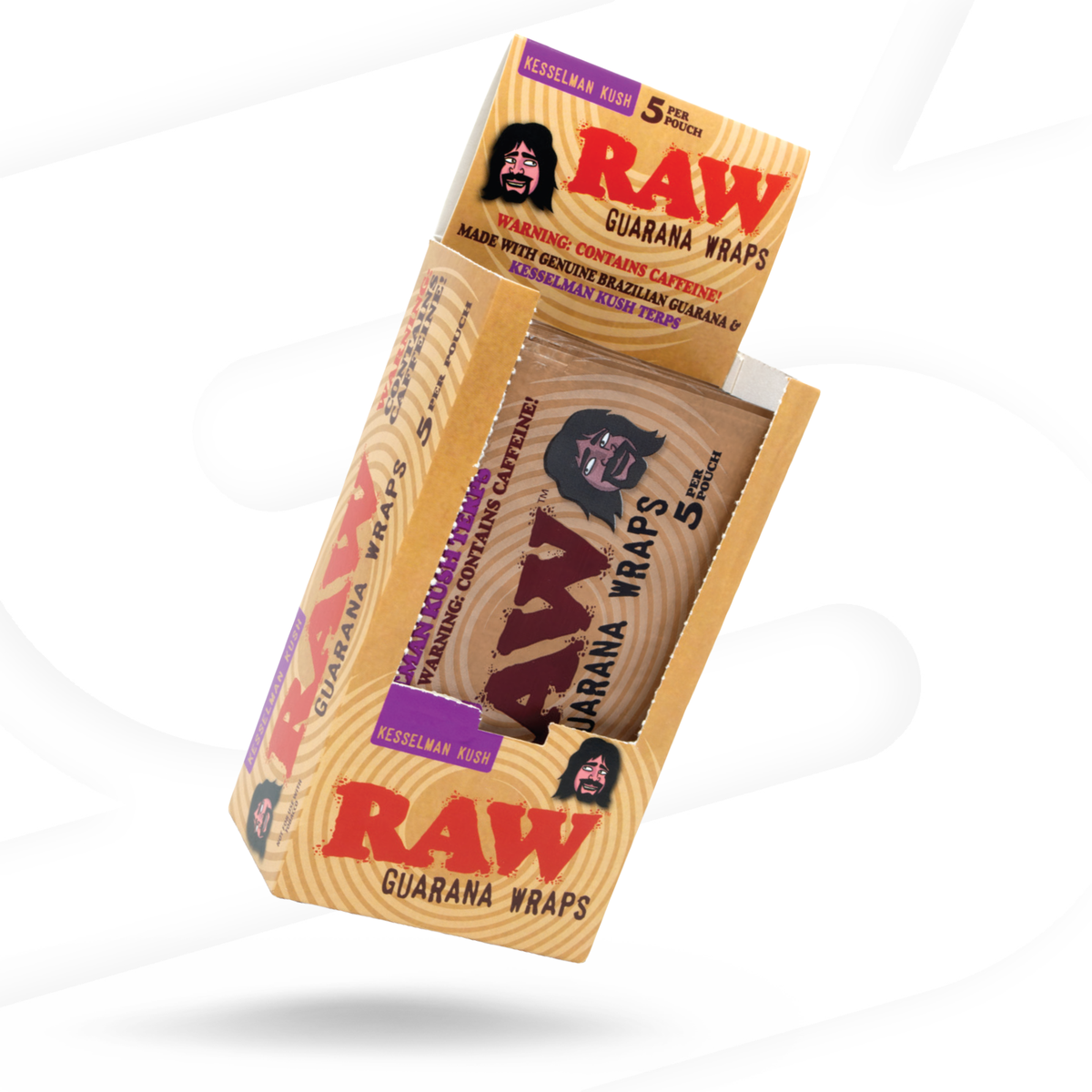 RAW Guarana Wraps Rolling Papers RAWB-HWFL-0003 esd-official