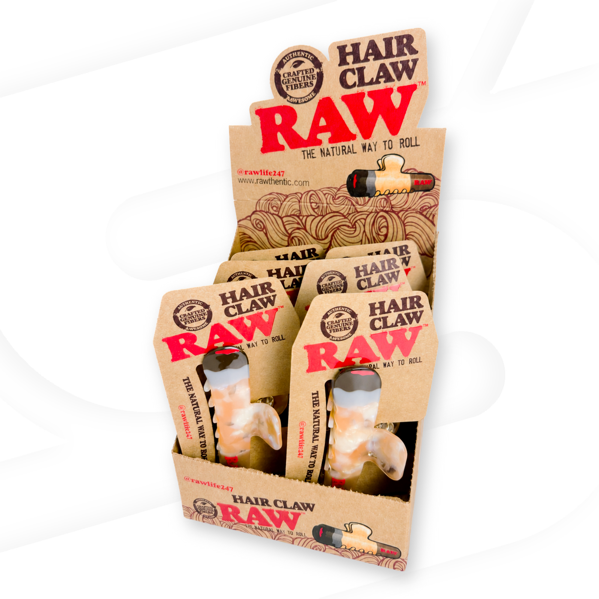 RAW Hair Claw Pearloid Clothing Accessories RAWB-APRP-0003 esd-official