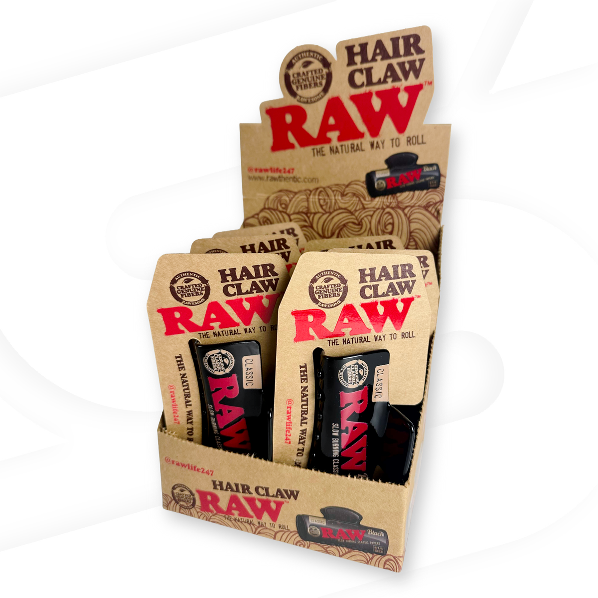 RAW Hair Claw Pearloid Clothing Accessories RAWB-APRP-0004 esd-official