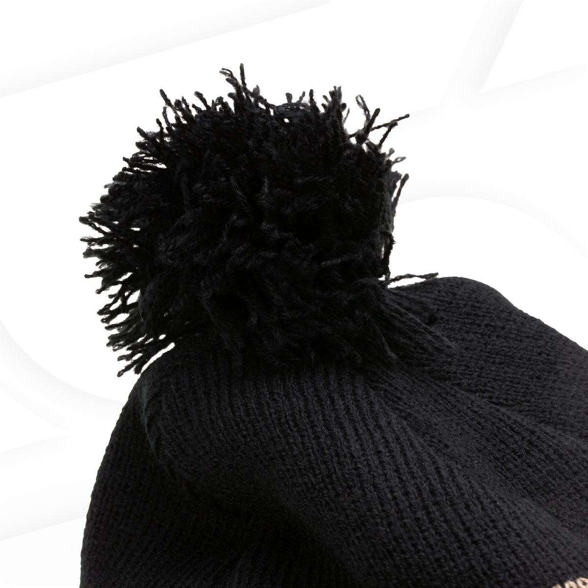 RAW Knit Beanie Hat | Black and Brown Clothing Accessories RAWU-APRP-0004 esd-official
