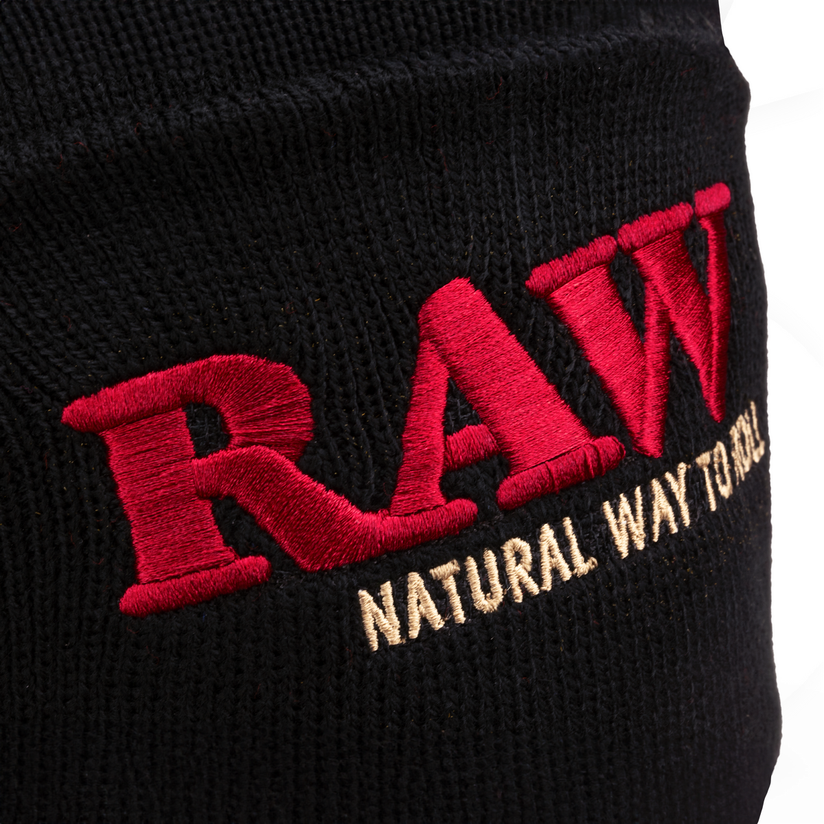 RAW Knit Beanie Hat | Black Clothing Accessories RAWU-APRP-0005 esd-official