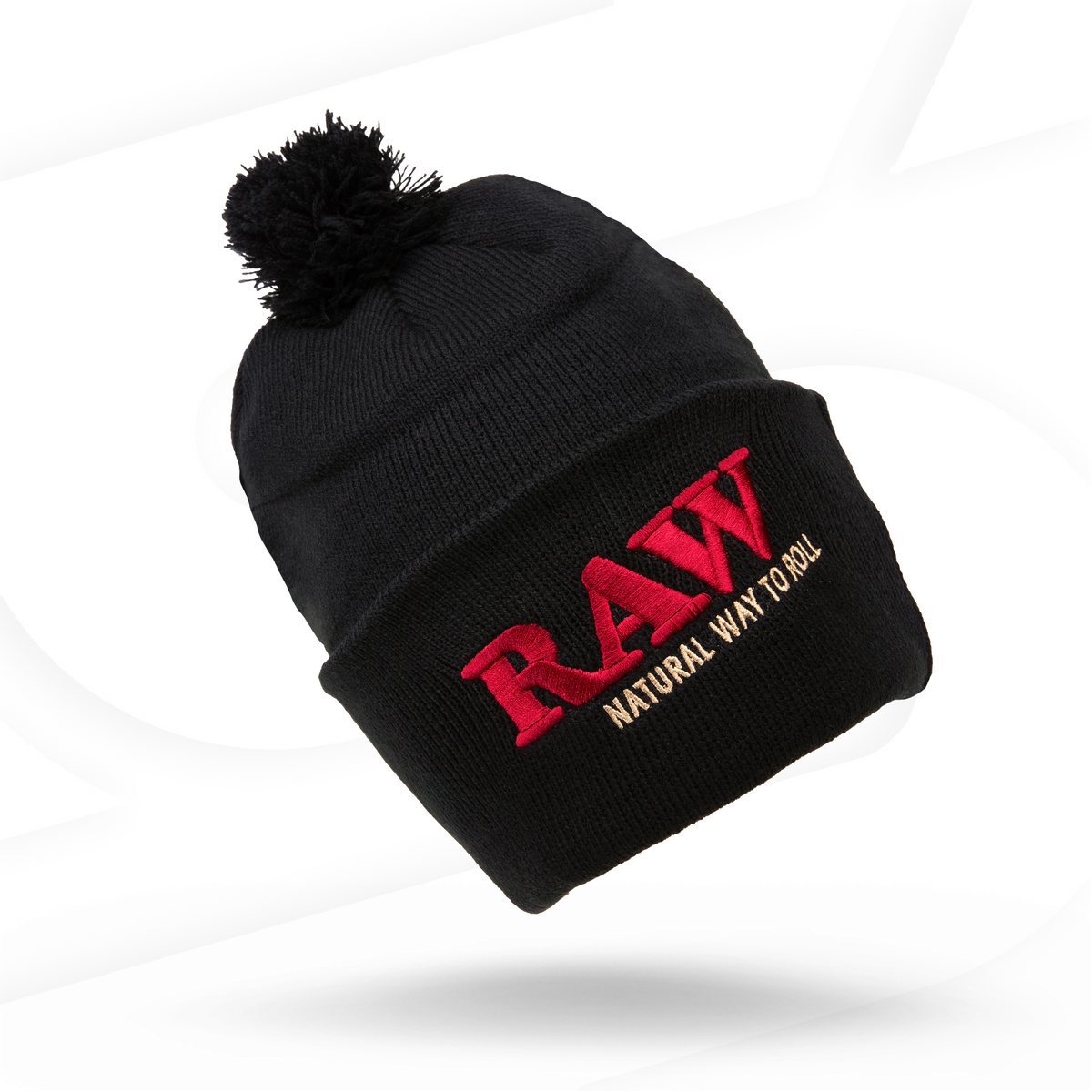 RAW Knit Beanie Hat | Black Clothing Accessories RAWU-APRP-0005 esd-official