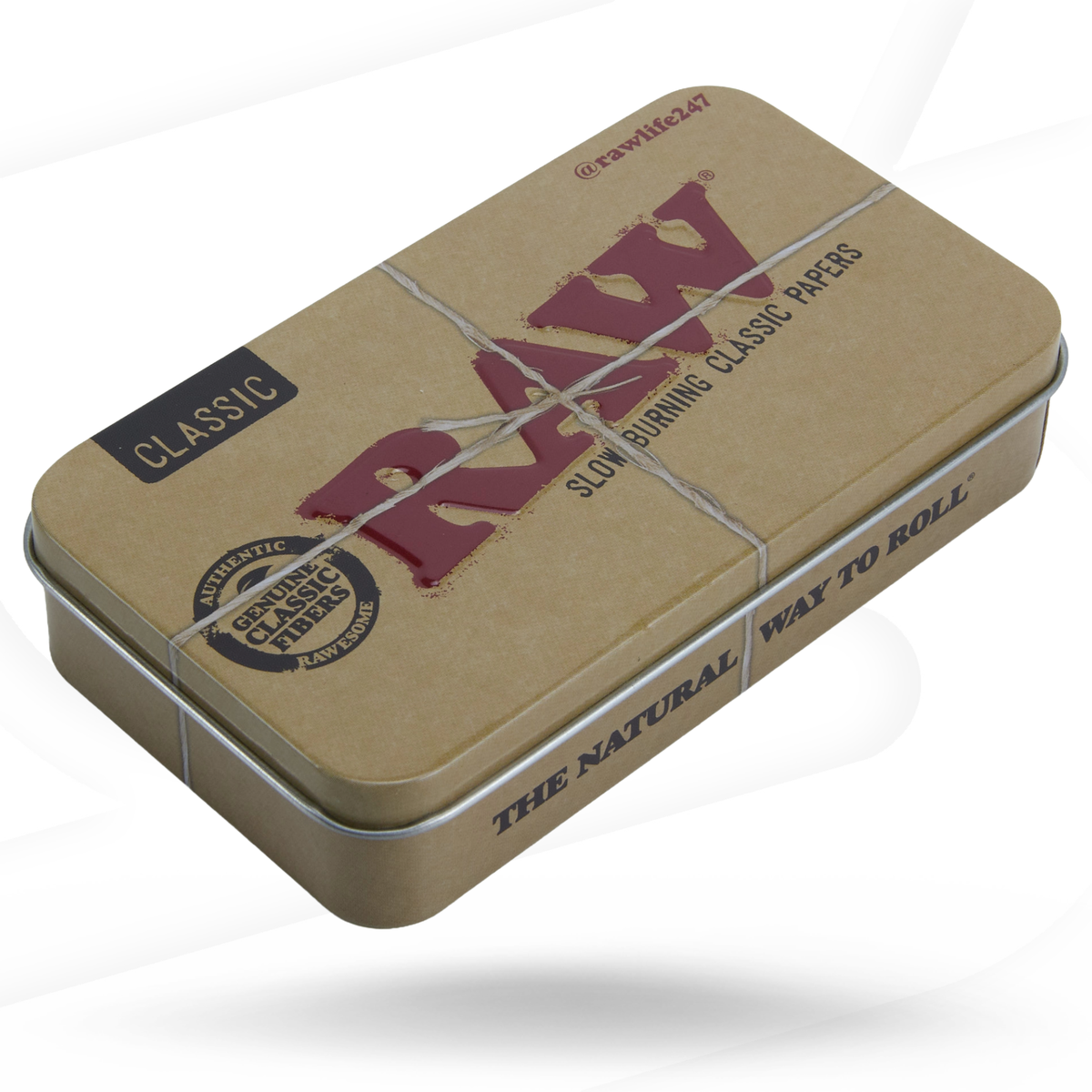 RAW Level Classic Pre Rolled Paper + Tin Can - 20 Pack Bundles RAWR-CNCL-LV01 esd-official