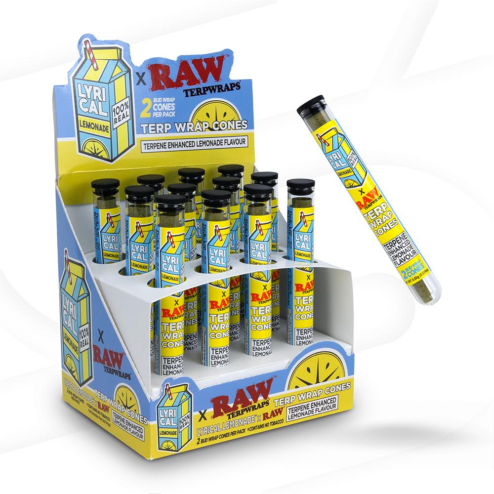 RAW Lyrical Lemonade Bud Wraps Terp Infused RAW Cones RAWB-HWFL-0001 esd-official