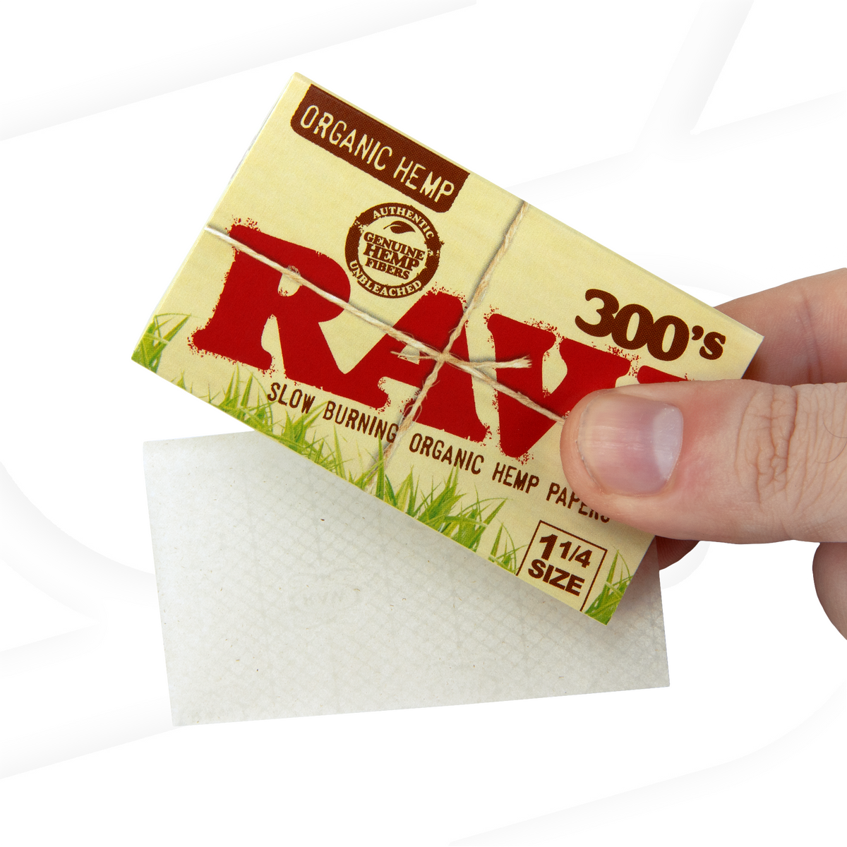 RAW Organic Creaseless 1 1/4 - 300&#39;s Rolling Papers esd-official