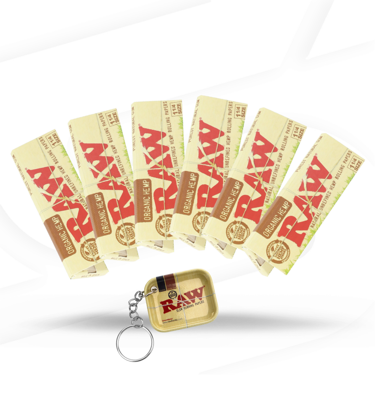 RAW Organic Hemp 1 1/4 Rolling Papers Rolling Papers BNDL-AAXX-0021 esd-official